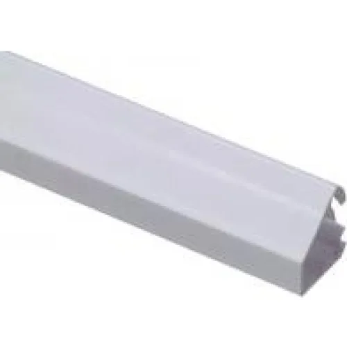 Minikanal MD7 med låg og tape, 7x12,5mm, Perlehvid