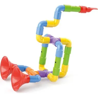 Quercetti Super Saxofløjte – Byg-selv musiklegetøj (24 dele)