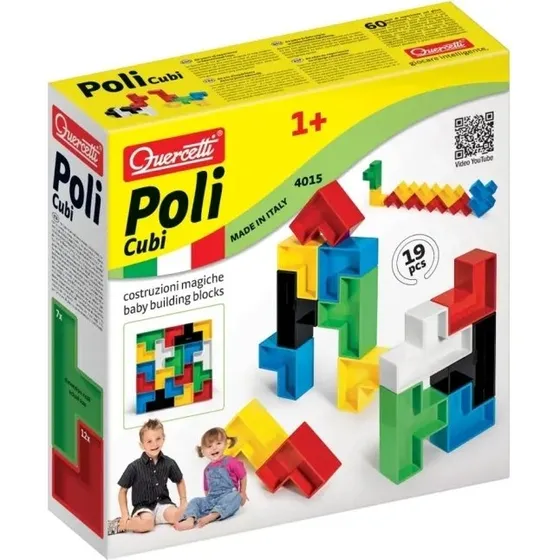 Quercetti Poli Cubi byggeblokke
