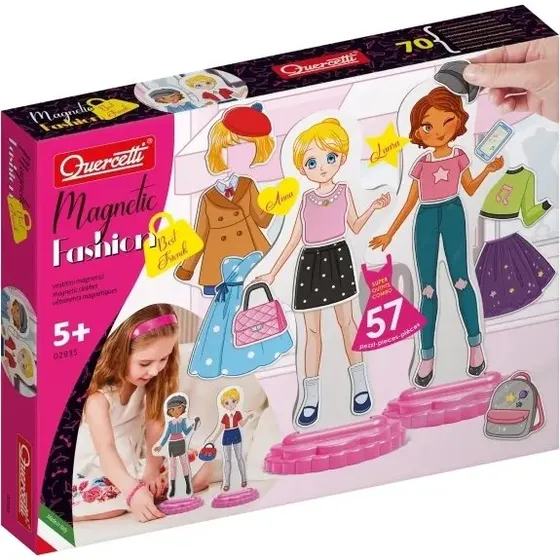Quercetti Magnetiske påklædningsdukker 2935 – Bedste veninder