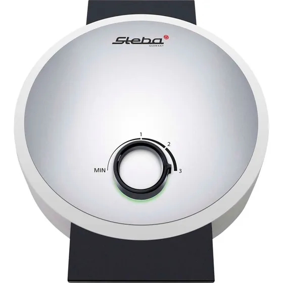 Steba WE16 Vaffeljern 1000W - Sølv (Ø16,5cm)
