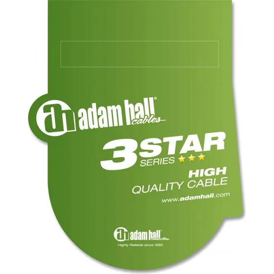 Adam Hall 3 STAR MMP 1000 XLR han – 6,3 mm jack mono 10 m