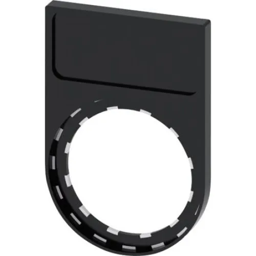 Siemens Etiketholder til Sirius Act - Sort, 22 mm