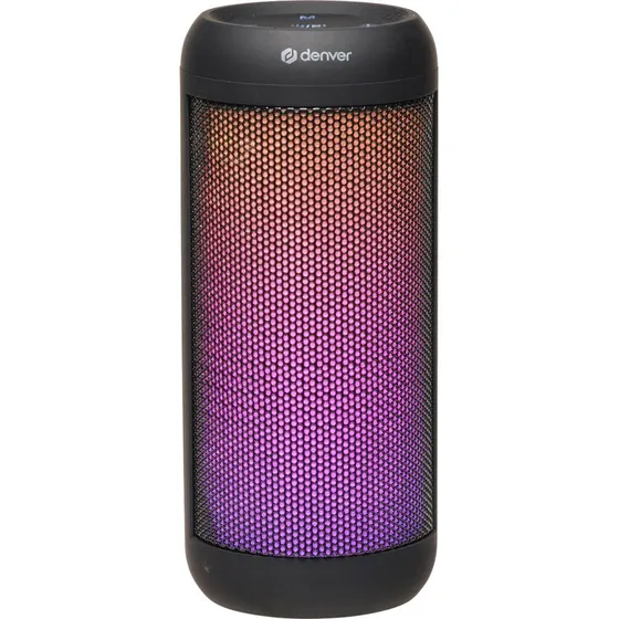 Denver BTL-63 Trådløs Bluetooth-højttaler 1200mAh RGB – Sort