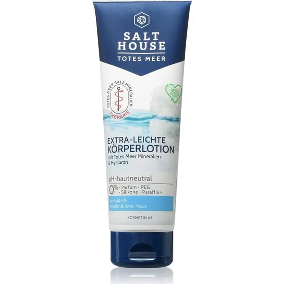 Salt House Dødehavs let kropsmælk til sensitiv hud, 250 ml