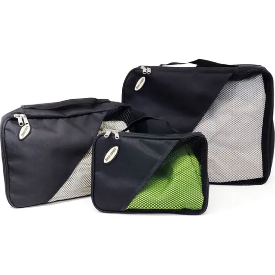 BasicNature Cordura pakkauspussit L (36 x 25 x 9 cm)