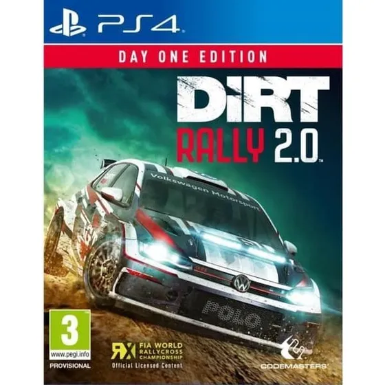 DiRT Rally 2.0 Day One Edition PS4 - Brugt