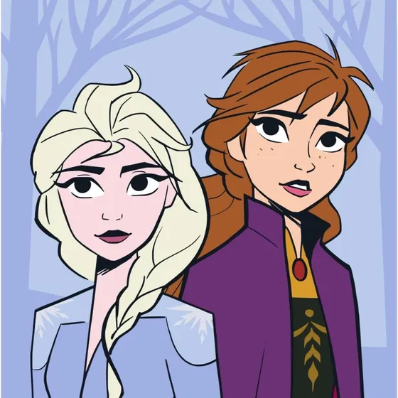 Disney Frost Magisk Håndklæde - Ansigtshåndklæde 30x30 cm