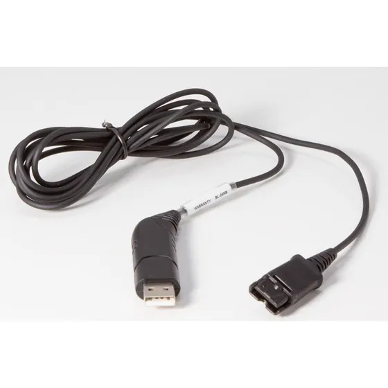 Auerswald H-200 USB til QD-kabel - Sort
