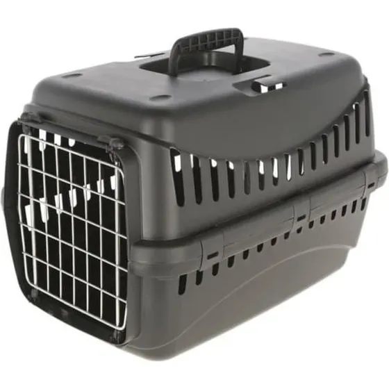 KERBL Expedion Eco transportkasse til hund og kat, 45x30x30 cm, sort