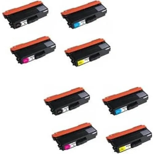 Brother TN329 Kompatibel Sæt - 2 x 4 farver (BK-C-M-Y) - 48.000 sider