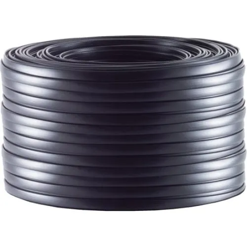 S/CONN 76106-50 Telefonkabel, 50 m, Sort