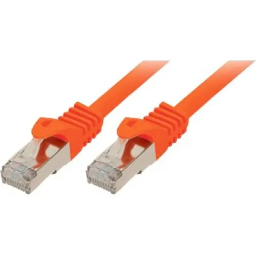 Shiverpeaks BASIC-S CAT 7 SFTP Patchkabel, 1m, Orange