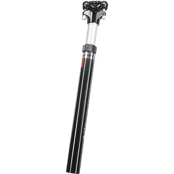 Ergotec Sadelpind med affjedring 27,2 mm x 350 mm - Sort