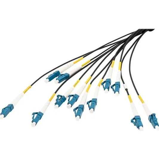 DIGITUS Breakout Kabel LC/UPC til LC/UPC, 75m, Sort