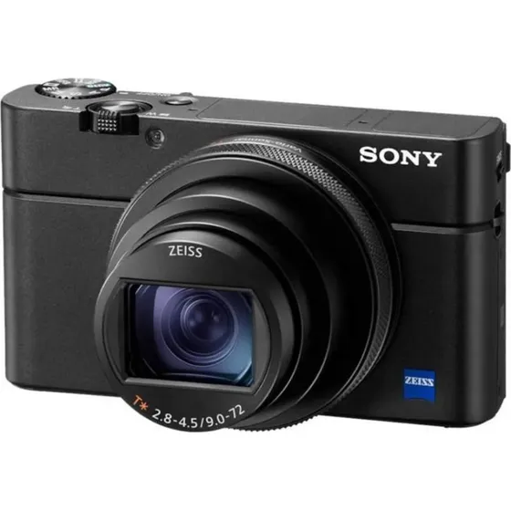 Sony RX100 VII kompaktkamera 20,1MP 24–200mm 4K – Sort
