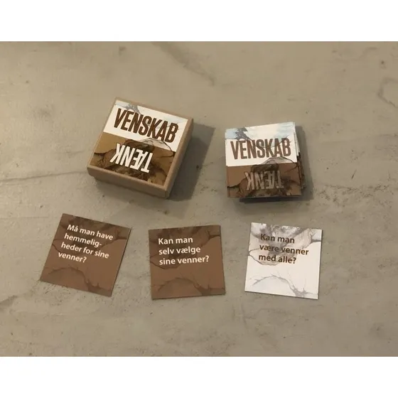 Tænk Venskab - Louise Nabe-nielsen - 50 filosofiske kort