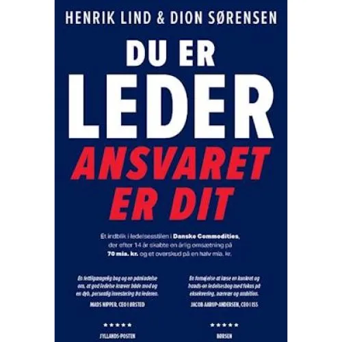Du er leder - Dion Sørensen og Henrik Lind (Bog)