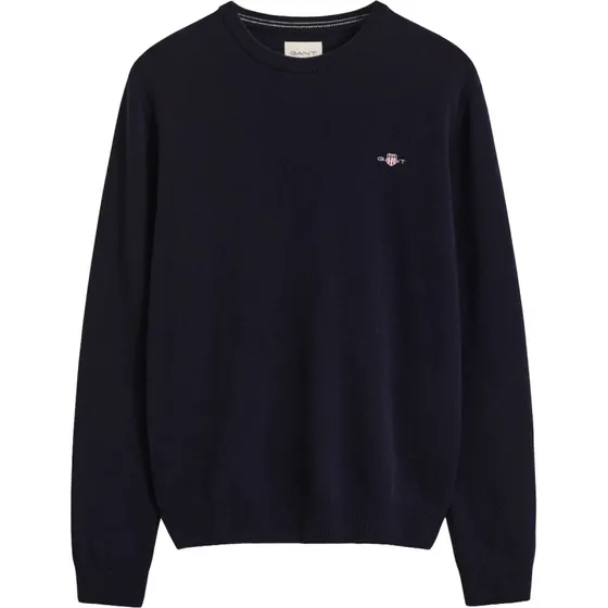 GANT Pullover i marinblå superfin lambswool