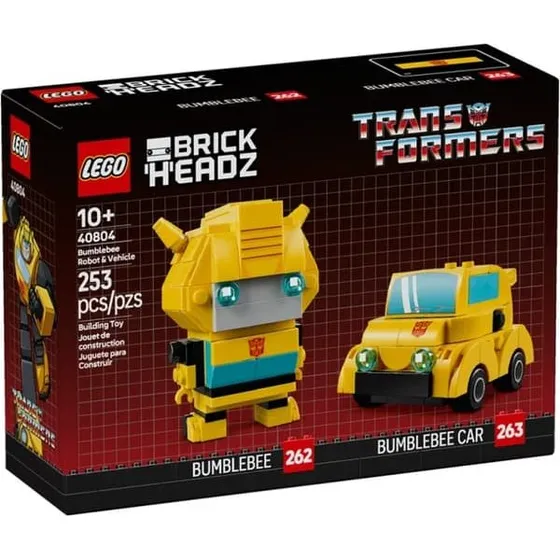 LEGO 40804 Bumblebee-robot og køretøj BrickHeadz