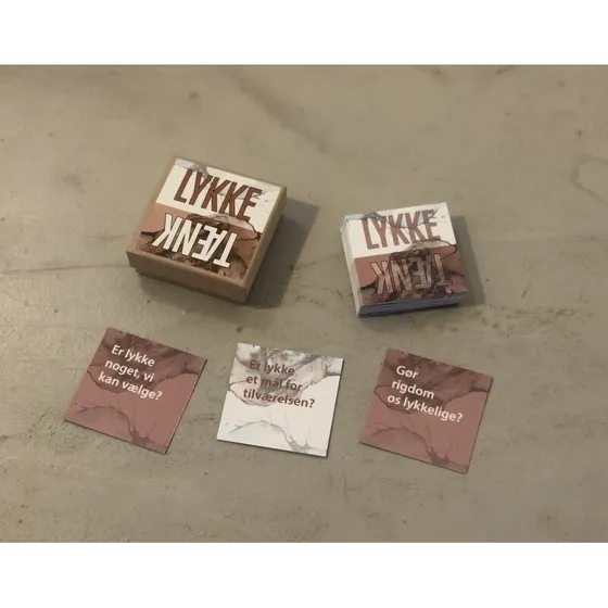 Tænk Lykke - Louise Nabe-nielsen - 50 kort til filosofisk undren