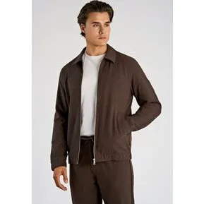 Lindbergh Superflex Brushed Zip Jacket – brown mel