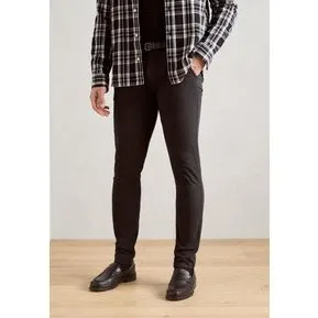 Lindbergh Classic Chino med bælte – sort