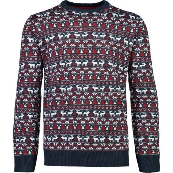 Lindbergh Christmas Knit - dk blue, M