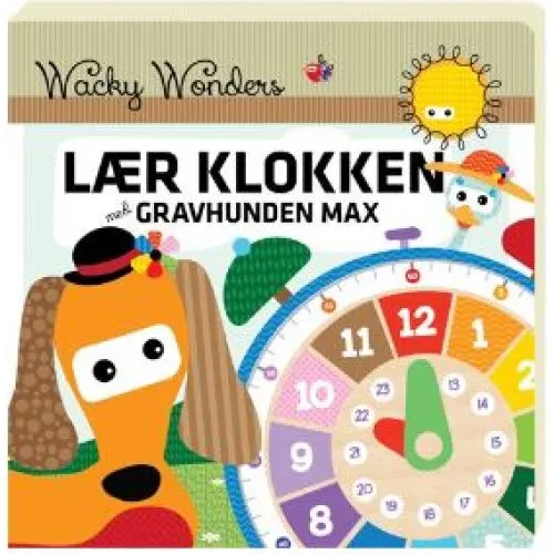 Barbo Toys Wacky Wonders - Lær Klokken med gravhunden Max