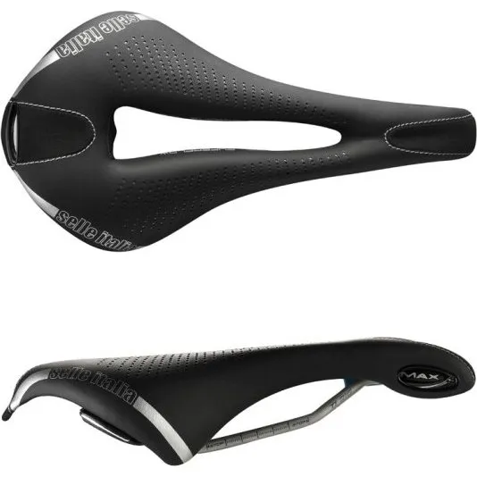 Selle Italia Max Flite Gel Superflow Ti316 146×290 Sort