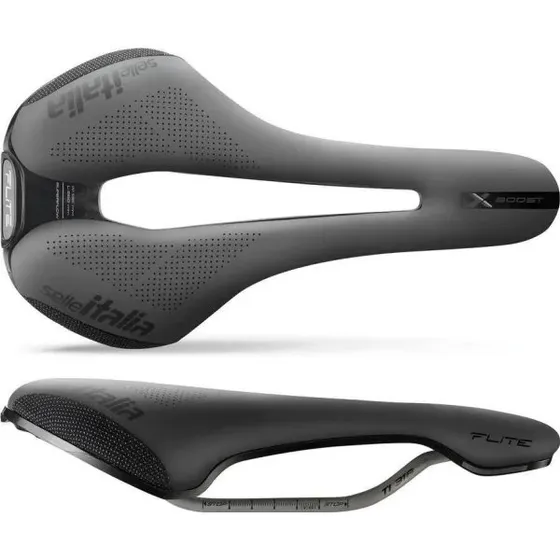Selle Italia Flite Boost X-Cross Ti316 Superflow 145 mm Grå