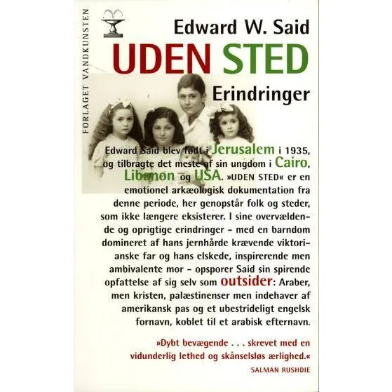 Edward Said: Uden sted - Erindringer