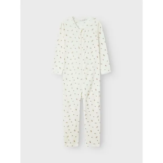 Name It Snow White Small Flowers Uld-natdragt