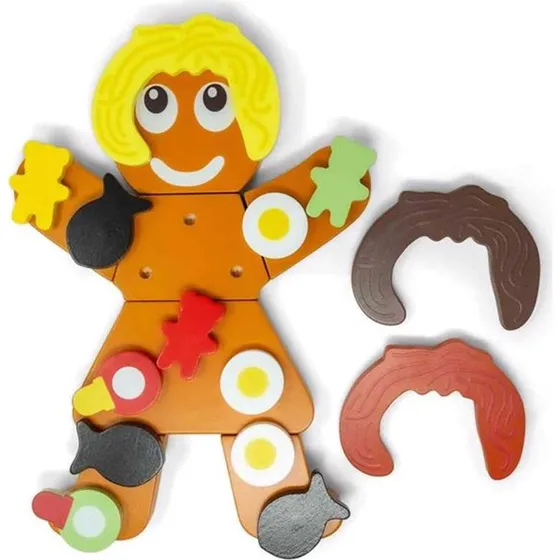 MaMaMeMo Kagekone i træ - legetøjsmad, fra 2 år