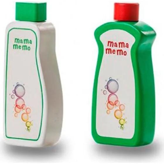 MaMaMeMo Sæbeflasker i træ - 2 stk
