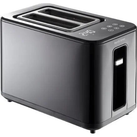 Nordic Sense Digital Brødrister 900 W, sort
