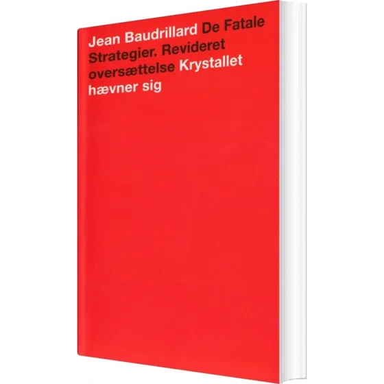 Jean Baudrillard: De Fatale Strategier - Billedkunstskolens Forlag