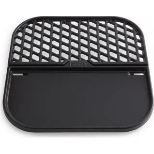Weber grill- og stegeplade i støbejern (porcelænsemalje)