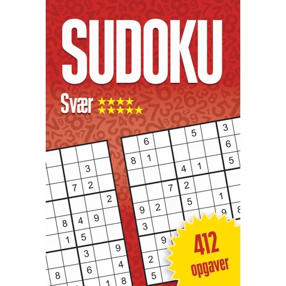 Sudoku - Svær, 412 opgaver