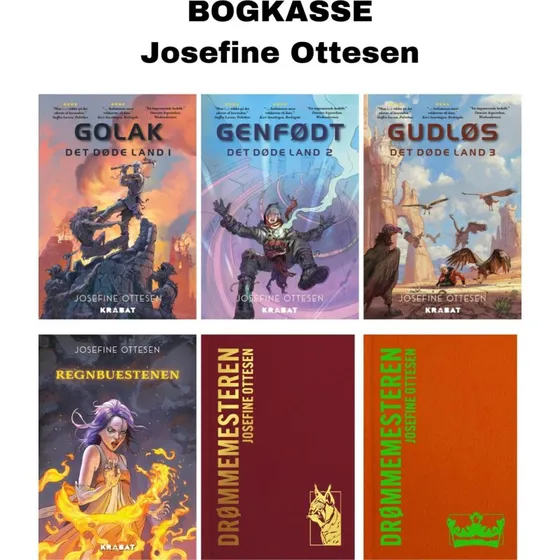 Josefine Ottesen Bogkasse - 6 Fantasybøger