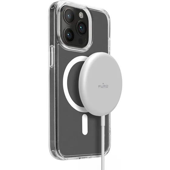 PURO trådløs MagSafe-oplader, hvid