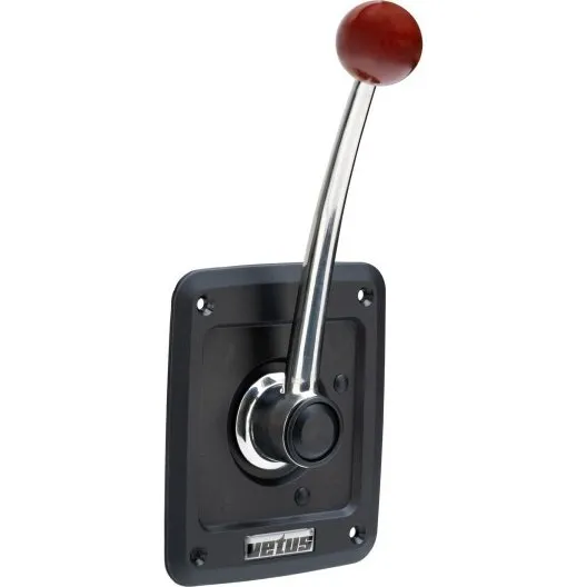 Vetus SICO enkelt håndtag fjernbetjening, sidemontering (rustfrit stål)