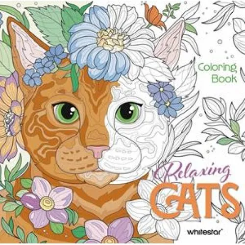 Relaxing Cats Coloring Book - APA & Tbd
