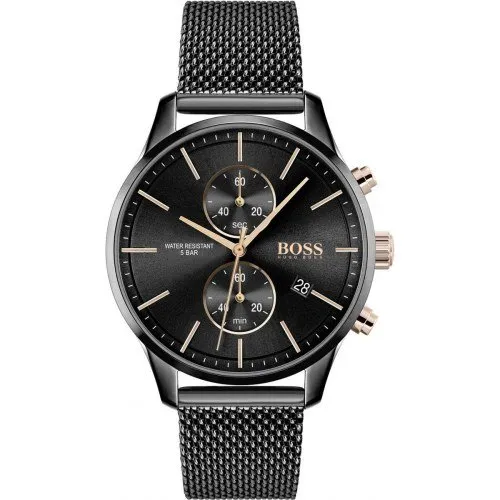 Hugo Boss 1513811 herreur Ø42 mm, sort