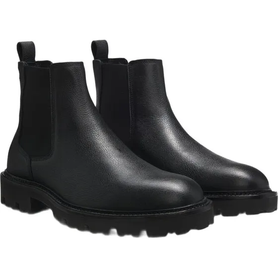 BOSS Julyo Cheb Chelsea-støvler i sort læder