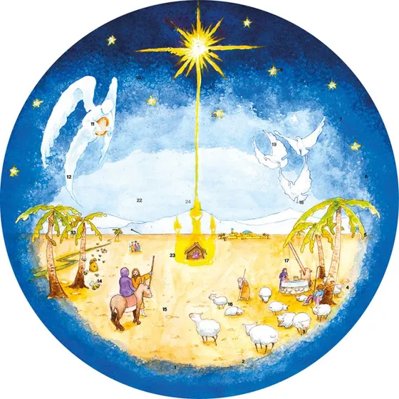 Blue Pearl Books Julekalender - Marias lille æsel (42 cm)