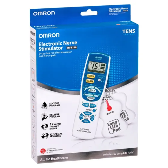 Omron HV-F128 TENS-smertesimulator (12 auto/5 specialmode)