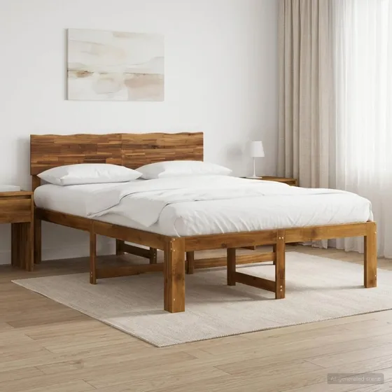 vidaXL ROSTOCK Dobbelt Sengestel med Hovedgærde - 120 x 190 cm
