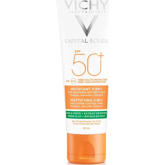 Vichy Capital Soleil Mattifying 3-i-1 SPF50+ 50 ml