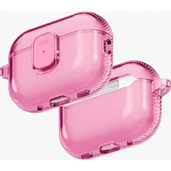 UNIQ Glase Pro Case til AirPods Pro 3 - Clear Pink